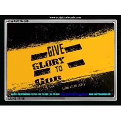 GLORY TO GOD   Modern Wall Art   (GWAMEN4366)   