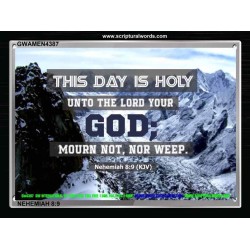 HOLY DAY   Custom Christian Artwork Frame   (GWAMEN4387)   