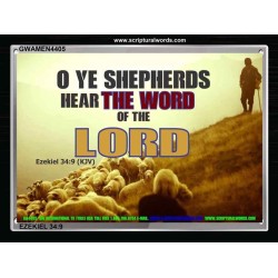 HEAR THE WORD OF THE LORD   New Wall Dcor   (GWAMEN4405)   