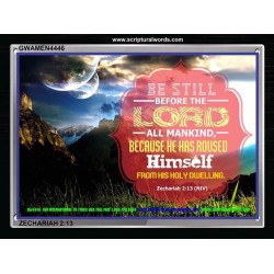 BE STILL   Printable Bible Verse to Framed   (GWAMEN4446)   