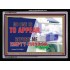 DO NOT APPEAR EMPTY   Frame Scriptural Dcor   (GWAMEN4630)   "33X25"