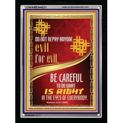 BE CAREFUL TO DO WHAT IS RIGHT   Encouraging Bible Verses Frame   (GWAMEN4631)   