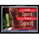 LIVE BY THE SPIRIT   Scriptural Framed Signs   (GWAMEN4699)   