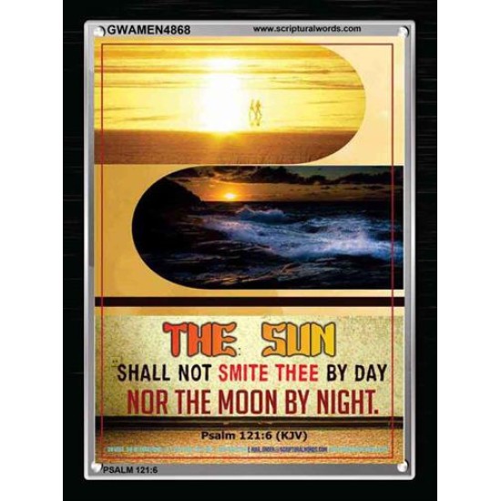 THE SUN SHALL NOT SMITE THEE   Bible Verse Art Prints   (GWAMEN4868)   