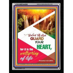 WELLSPRING OF LIFE   Christian Artwork Frame   (GWAMEN4890)   "25X33"