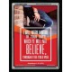 WILL YE WILL NOT BELIEVE   Bible Verse Acrylic Glass Frame   (GWAMEN4895)   