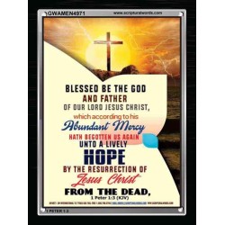 ABUNDANT MERCY   Bible Verses Frame for Home   (GWAMEN4971)   
