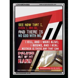 THERE IS NO GOD WITH ME   Bible Verses Frame for Home Online   (GWAMEN4988)   