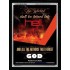 THE WICKED SHALL BE TURNED INTO HELL   Large Frame Scripture Wall Art   (GWAMEN4994)   "25X33"