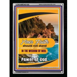 YOUR FAITH   Bible Verses Framed Art Prints   (GWAMEN5185)   