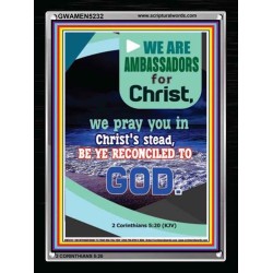 AMBASSADORS FOR CHRIST   Scripture Art Prints   (GWAMEN5232)   