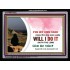 GOD OF HOST   Acrylic Glass Frame Scripture Art   (GWAMEN5302)   "33X25"