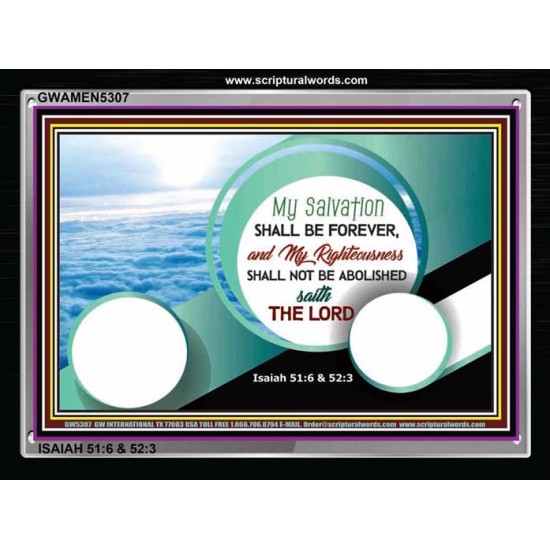 EVERLASTING GOD   Scriptural Portrait Frame   (GWAMEN5307)   