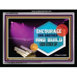 ENCOURAGEMENT   Bible Verses Wall Art Acrylic Glass Frame   (GWAMEN5382)   