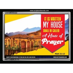 A HOUSE OF PRAYER   Scripture Art Prints   (GWAMEN5422)   