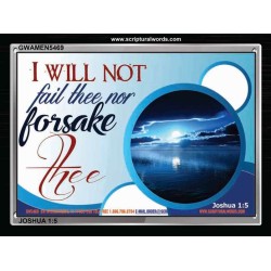 FORSAKE   Contemporary Christian Wall Art   (GWAMEN5469)   