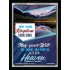 YOUR WILL BE DONE ON EARTH   Contemporary Christian Wall Art Frame   (GWAMEN5529)   "25X33"