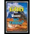 WHERE ARE THOU   Custom Framed Bible Verses   (GWAMEN6402)   "25X33"