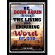 BE BORN AGAIN   Bible Verses Poster   (GWAMEN6496)   