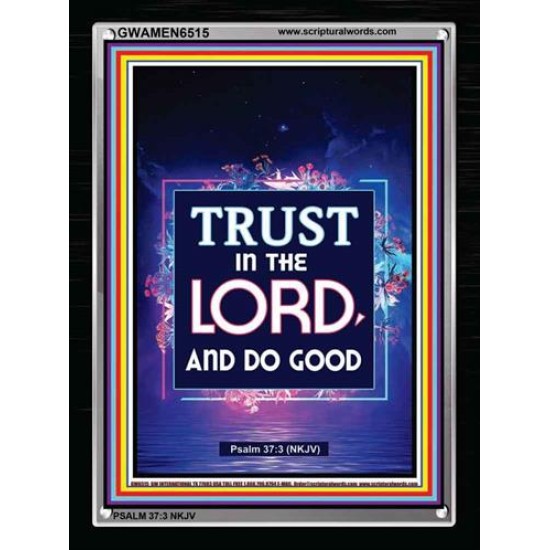 TRUST IN THE LORD   Bible Scriptures on Forgiveness Frame   (GWAMEN6515)   