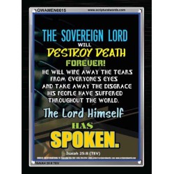 THE SOVEREIGN LORD   Framed Office Wall Decoration   (GWAMEN6615)   