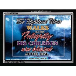 INTEGRITY   Kitchen Wall Art   (GWAMEN6644)   