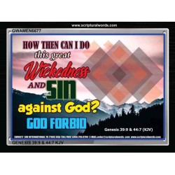 SIN   Framed Bible Verse Online   (GWAMEN6677)   