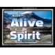 ALIVE BY THE SPIRIT   Framed Guest Room Wall Decoration   (GWAMEN6736)   