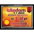 WISDOM   Framed Bible Verse   (GWAMEN6782)   "33X25"