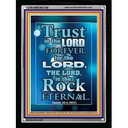 TRUST IN THE LORD   Scripture Art Prints   (GWAMEN6786)   "25X33"