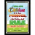 AND BABES SHALL RULE   Contemporary Christian Wall Art Frame   (GWAMEN6856)   "25X33"