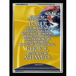 ASSURANCE OF DIVINE PROVISION FOR HIS CHILDREN   Bible Verses Framed for Home Online   (GWAMEN722)   