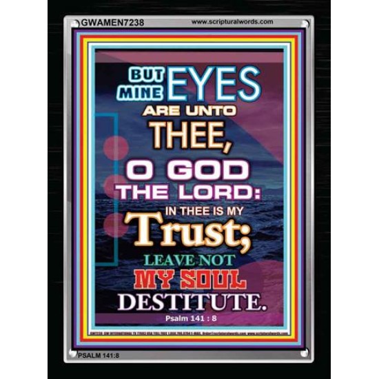 TRUST IN THE LORD   Bible Verses Frame for Home   (GWAMEN7238)   