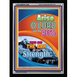 ARISE O LORD   Printable Bible Verses to Frame   (GWAMEN7240)   