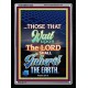 WAIT UPON THE LORD   Bible Verses Frame for Home   (GWAMEN7425)   