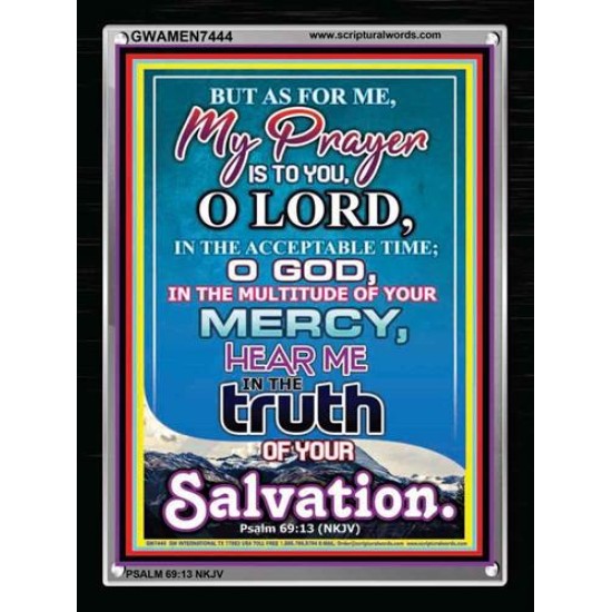 THE TRUTH OF YOUR SALVATION   Bible Verses Frame for Home Online   (GWAMEN7444)   