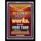 YOUR WONDERFUL WORKS   Scriptural Wall Art   (GWAMEN7458)   