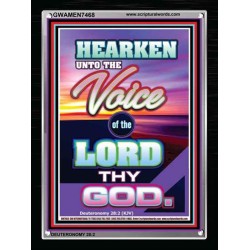 THE VOICE OF THE LORD   Christian Framed Wall Art   (GWAMEN7468)   