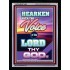 THE VOICE OF THE LORD   Christian Framed Wall Art   (GWAMEN7468)   "25X33"