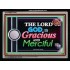 GRACIOUS AND MERCIFUL   Bible Verse Framed for Home Online   (GWAMEN7478)   "33X25"