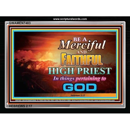 HIGH PRIESTS OF GOD   Framed Bible Verse Art   (GWAMEN7483)   