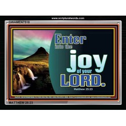 JOY OF THE LORD   Framed Sciptural Dcor   (GWAMEN7510)   