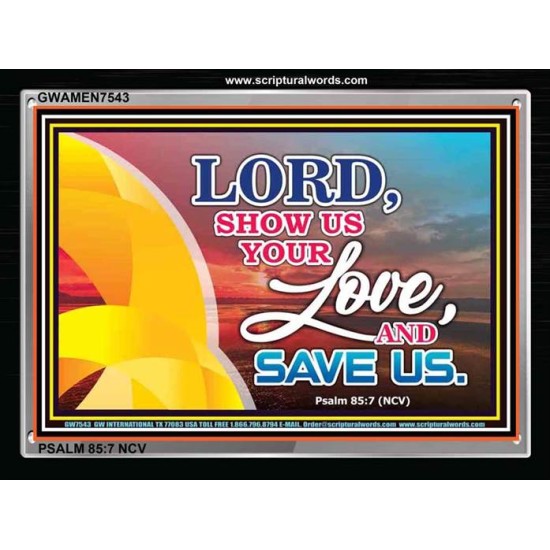 GODS LOVE   Custom Framed Scriptural ArtWork   (GWAMEN7543)   