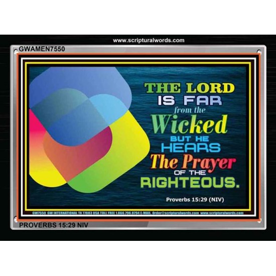 FAR FROM THE WICKED   Custom Framed Bible Verse   (GWAMEN7550)   