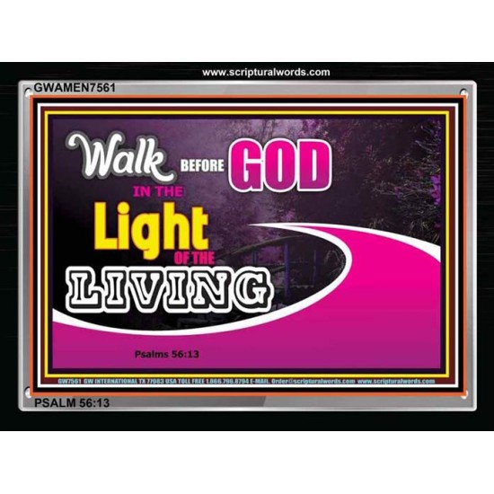 WALK BEFORE GOD   Art & Dcor Framed   (GWAMEN7561)   