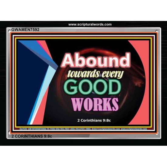 GOOD WORKS   Printable Bible Verses to Framed   (GWAMEN7592)   