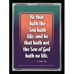 THE SONS OF GOD   Christian Quotes Framed   (GWAMEN762)   