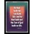 THE SONS OF GOD   Christian Quotes Framed   (GWAMEN762)   "25X33"