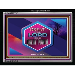 GREAT IS OUR GOD   Scriptural Wall Art   (GWAMEN7797)   