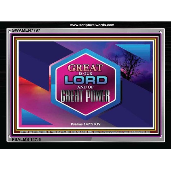 GREAT IS OUR GOD   Scriptural Wall Art   (GWAMEN7797)   